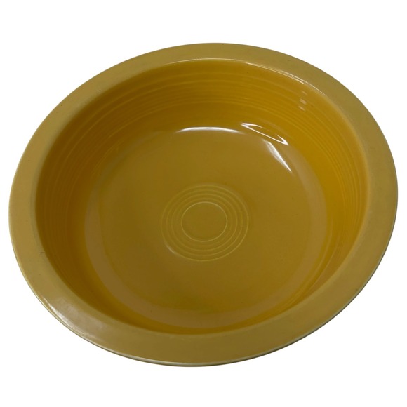 Fiesta Other - Vintage Fiesta Yellow 8.5" Nappy Serving Bowl Homer Laughlin Fiestaware USA